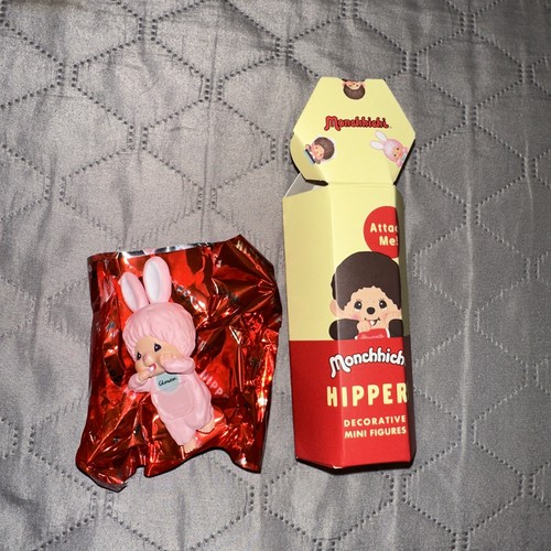 Authentische Monchhichi Sekiguchi Hippers Dekofigur - Chimutan rosa Figur