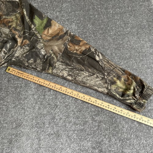 Cabelas Dry Plus Jacket Men’s Camo Hunting Hooded Sz L Mossy Oak Full Zip - Picture 20 of 22