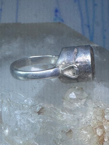 Vintage Gift Ring riesig gelb CZ Sterlingsilber Gr. 6 Damen Mädchen - Bild 13 von 14