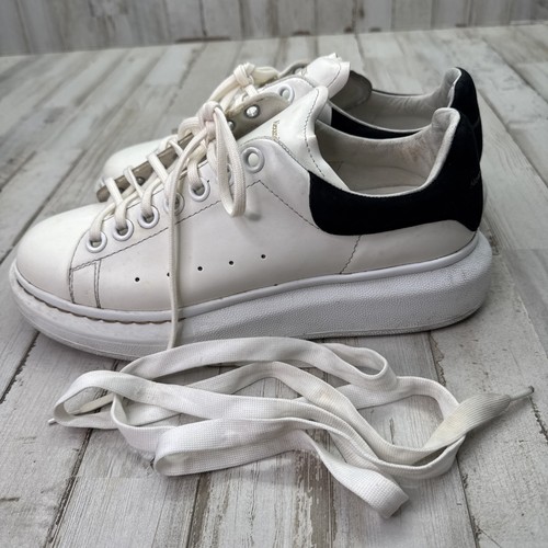 Alexander McQueen Damen Oversized Sneaker Gr. 38 US 8 Weiß/Schwarz 553770 - Bild 8 von 14