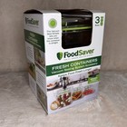 🥗FoodSaver Fresh Containers - Vacuum Seal Accessory 3, 5,8 Cup 💥New Sealed