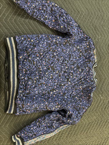 Coach X Keith Haring Reversible Satin Varsity Jacket Embroidered - Picture 14 of 17