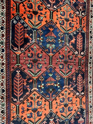 Handgeknüpfter Orientteppich Bachtiar Naturfarben 295x105 cm rug carpet Läufer - Bild 13 von 23