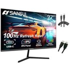 SANSUI 27 INCH MONITOR IPS USB TYPE-C 100 HZ FHD 1080P HDR10 ES-27X3 - BLACK