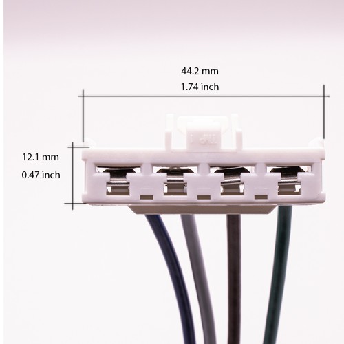 HVAC Blower motor resistor connector Cadillac DTS. 2006-2011. 68018105AA - Picture 2 of 5