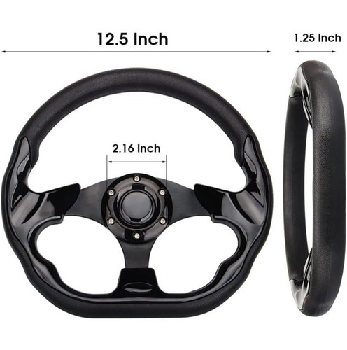 Volante de carro de golf estilo D diseño universal para Club Car Ds y... - Imagen 2 de 7