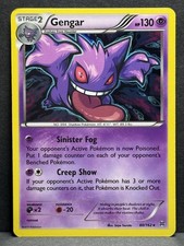 Pokémon Gengar Holo Rare Card 60/162 XY Breakthrough LP