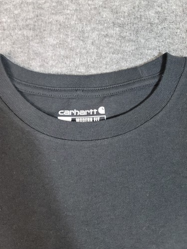 Carhartt Modern Fit Womens Pullover S Cotton Long Sleeve Chest Pocket Crew Neck - Picture 2 of 11