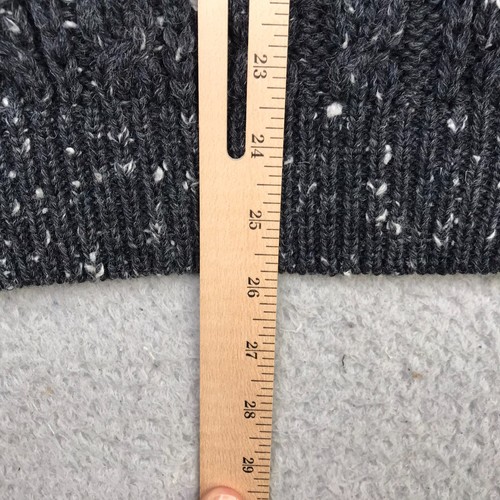 Suéter Aran Crafts Fisherman Crew para Hombres 2XL Gris Moteado Cable Tejido Lana Irlanda - Imagen 8 de 10