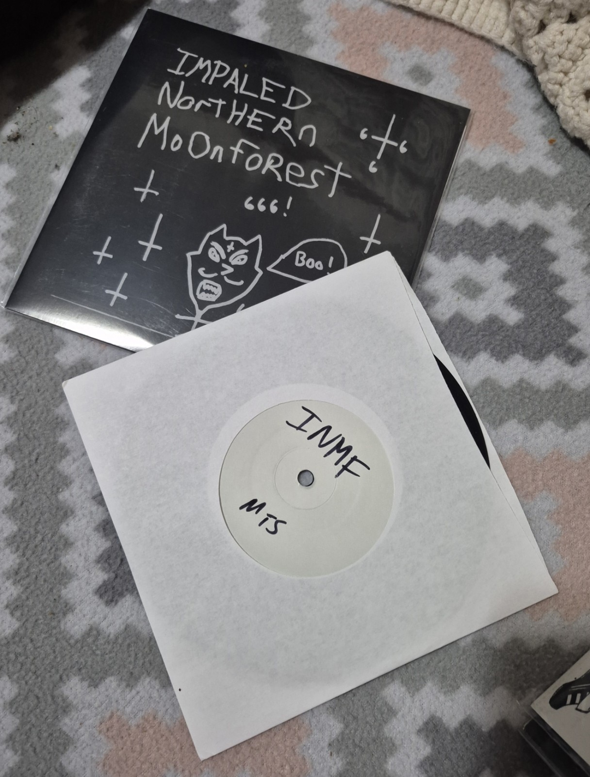 photo of Impaled Northern Moonforest Test Pressing 7 New Copy Black Metal