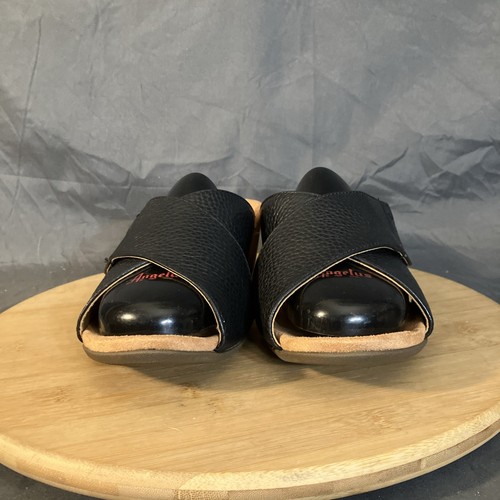Vionic Leticia Damen-Keilsandale 9/41 schwarz Kieselleder Kork Komfortschuhe - Bild 2 von 11