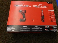 Milwaukee 3890-22 M18 FUEL 18V & M12 FUEL 12V Li-Ion Cordless 2-Tool Combo Kit