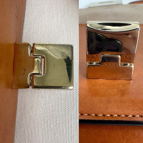 ✨Authentic JIMMY CHOO Mini Rebel Leather Crossbody Bag Canyon Tan - Picture 23 of 24