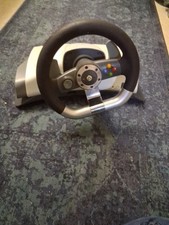 Microsoft Xbox 360 (WRW01) Racing Wheel With Force Feedback With Cables Included