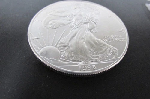 1998 American Eagle Walking Liberty Silver Dollar Uncirculated - 1oz .999