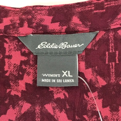 NEU Eddie Bauer Mountain Town ärmelloses Shirt Damen XL geometrisches Viskose Sommer - Bild 9 von 11