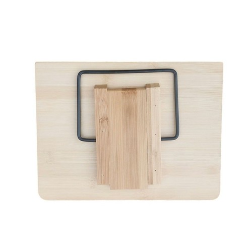 Wishacc Bamboo Book Stand Cookbook Holder With 5 Adjustable Height NIB - Picture 5 of 9