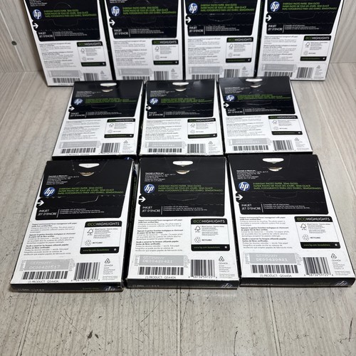 10 pk HP Everyday Photo Paper Glossy Semi Gloss 4" x 6" 100 Sheets each 5440A - Afbeelding 8 van 8