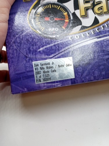 DALE EARNHARDT JR #3 NILLA WAFERS NUTTER BUTTER 2002 MONTE COLOR CHROME Rare - Picture 3 of 9