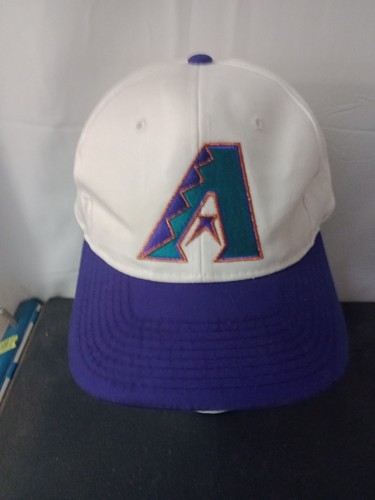 Vtg Arizona Diamondbacks Hat Adult New Era Pro Model Snap Back Cap 90s MLB Logo