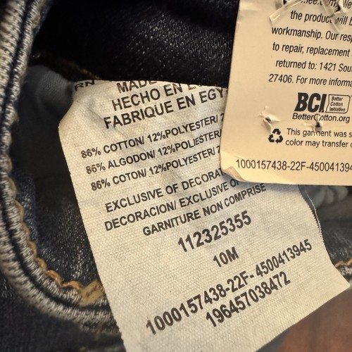 Lee Heritage Kick Flare High Rise Breeze Size 10M Denim Jeans NWT - Picture 7 of 8