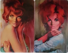 Swap cards Modern playing card back Stunning Ladies - Lou Shabner art