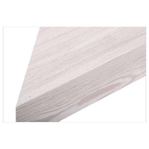 Juego de dos estantes de pared de esquina de triángulo flotante grueso de madera Pemberly Row - Imagen 5 de 6