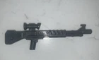Vtg TMNT Rocksteady GUN rifle original 1988 figure gray weapon accessory part
