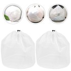  2 Pcs Wäschesack Für Waschmaschine Mit Kordelzug Dessous -Taschen