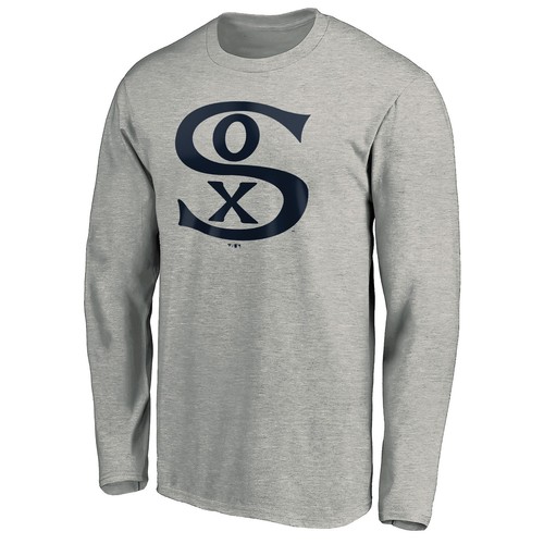 Men's Heathered Gray Chicago White Sox Cooperstown Collection Huntington Logo - Bild 2 von 3