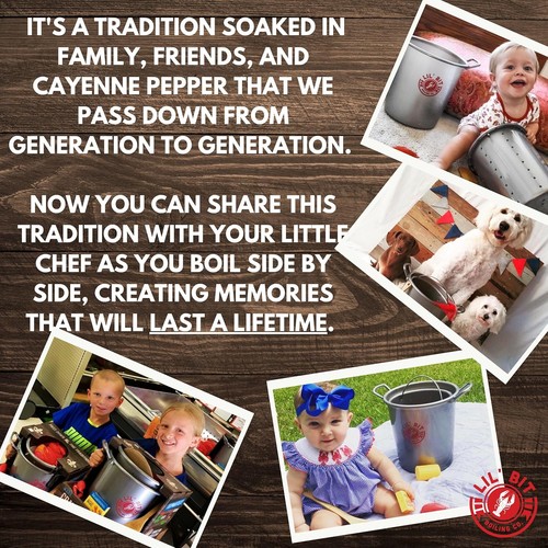 Lil' Bit Boiling Co. Kids Louisiana Crawfish & Fixins Toy Food Kitchen Set fo... - Picture 2 of 9