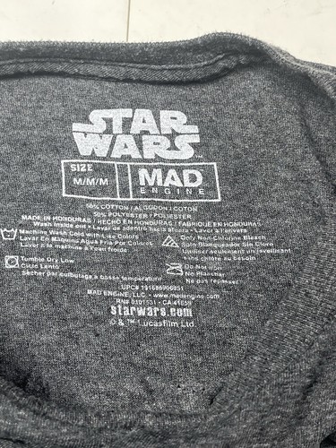 Star Wars Baby Yoda graues T-Shirt Größe M - Bild 3 von 6