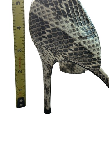 Tacones Marc Fisher Estampado Serpiente Tammy d'Orsay Blanco Negro Doble Recorte Talla 8.5 - Imagen 10 de 12