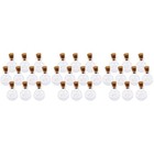  3 PCS Flaschen Mit Korken Kleine Glasflasche Gläser Glasbehälter