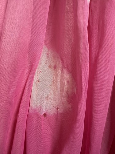 Abito rosa vintage donna principessa Belle abito da ballo anni 50? Costume lunghezza intera - Foto 17 di 24