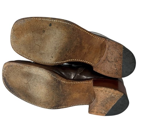 Vintage Royal Baron Dingo Leather Casual Leather Ankle Boots Spain size 8 D - Picture 6 of 9