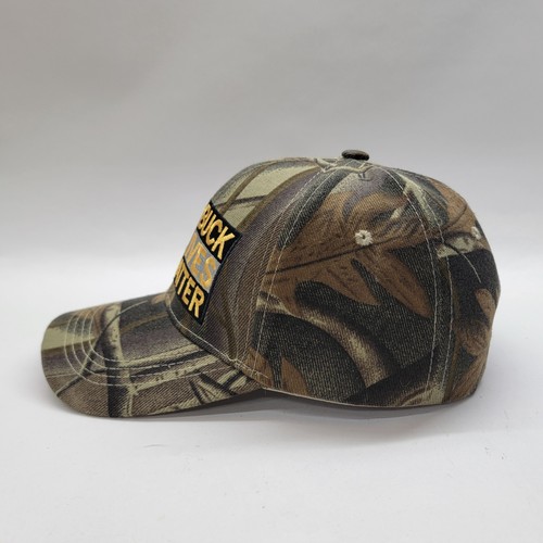Sombrero Camuflado Buck Lives Matter Bordado Ciervo Correa Cazador Gorra Caza - Imagen 3 de 8