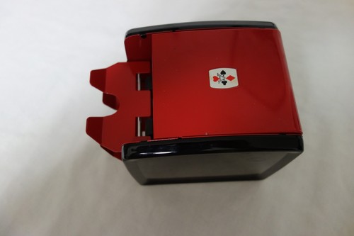 Vintage ARRCO Automatic Playing Card Shuffler Metal Red Black - Picture 2 of 6