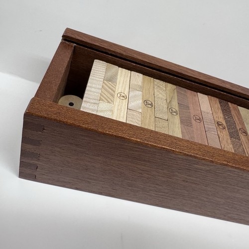 LOUIS VUITTON Tower Logo JENGA interior toy game Wood VIP gift Super rare in BOX - Picture 4 of 20