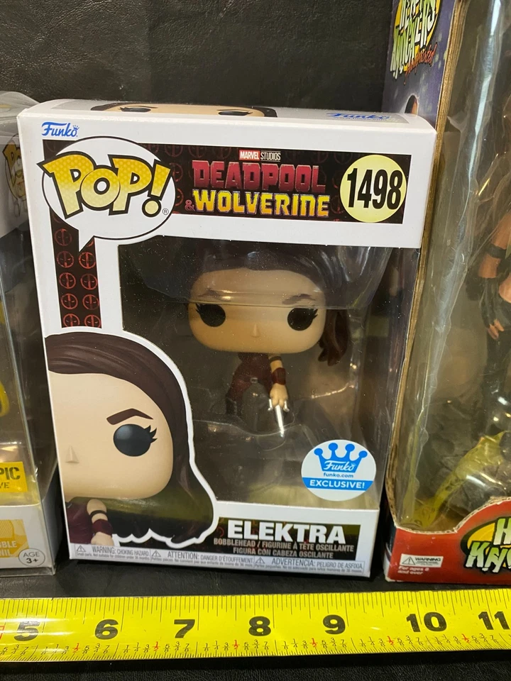Elektra and Storm Funko Pop! con Elektra Head Knockers Jennifer Garner Neca Foto 3 de 4