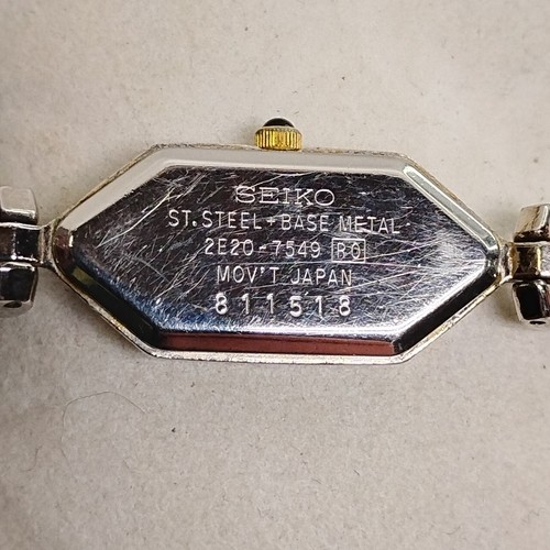 Orologio Donna Vintage SEIKO 2E20-7549 RO Tono Argento - RARO - Funzionante Ottimo - Foto 8 di 14