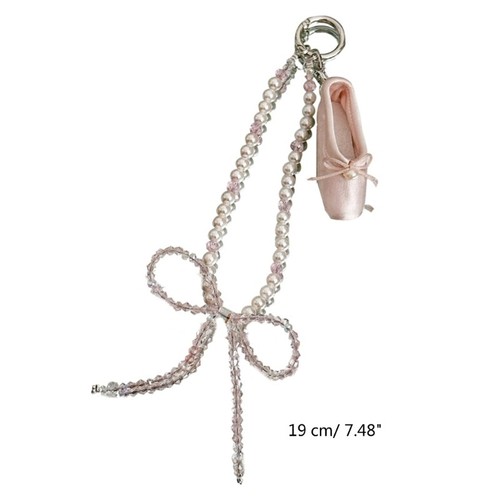 Elegant Phone Lanyard Beaded Anti Lost Phone Chain Stylish Beads Phone Pendant - Zdjęcie 8 z 8
