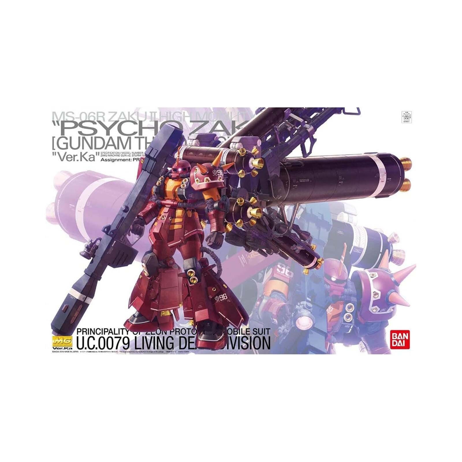 Новый комплект модели в масштабе 1:100 Bandai Gundam Thunderbolt MG Psycho Zaku версии Ka