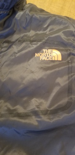 The North Face Jacket Boys XL Blue Fleece Outdoors Hiking Logo Denali Jacket EUC - Picture 3 of 9