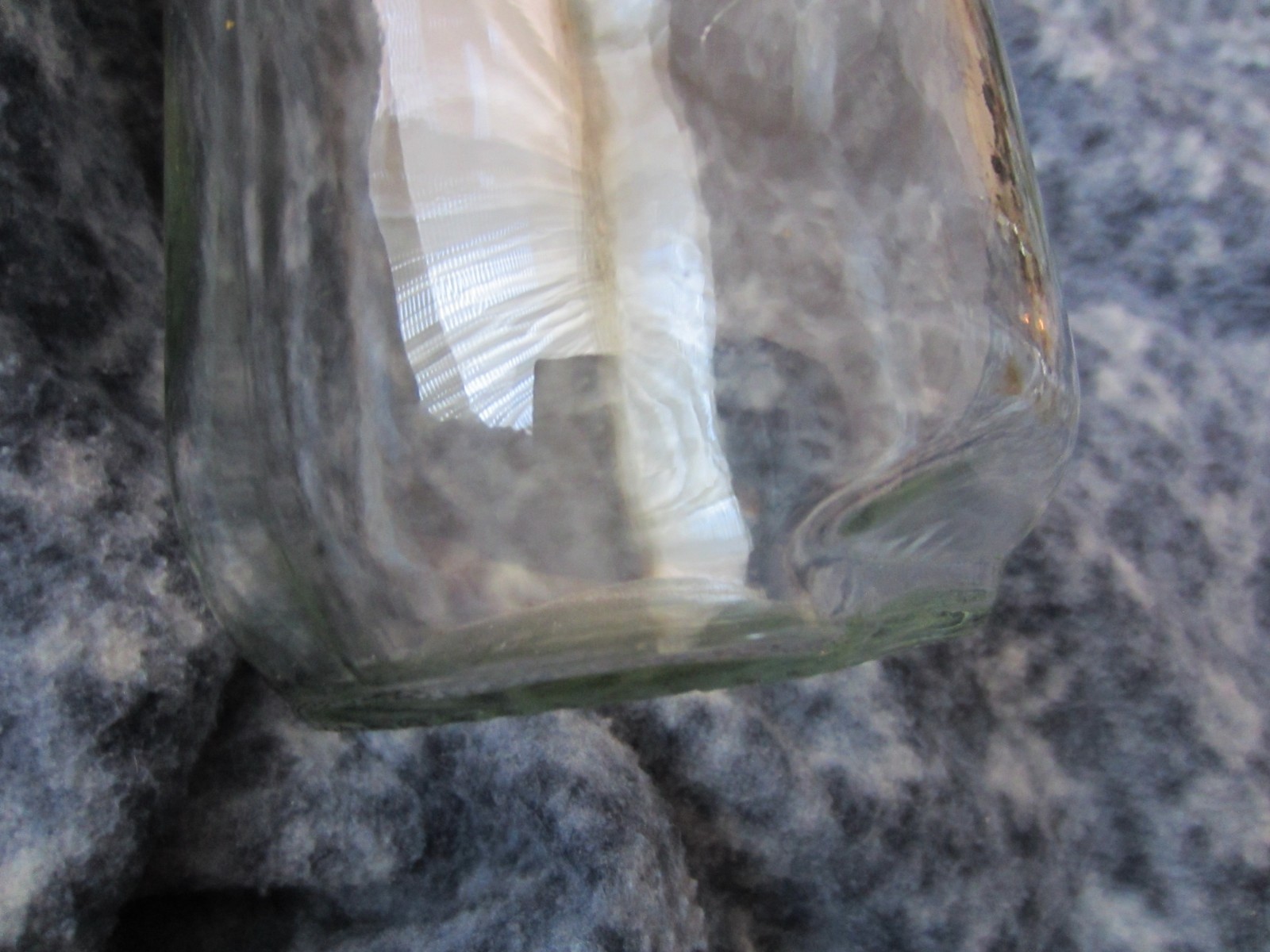 VINTAGE CLEAR GLASS WINE CARAFE BOTTLE PAUL MASSON “SINCE 1852" 1 LITER