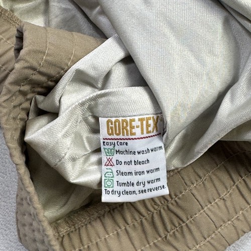 Zero Restriction Gore-Tex Windbreaker Golf Jacket Snap Button Tan Men’s Small - Picture 13 of 16