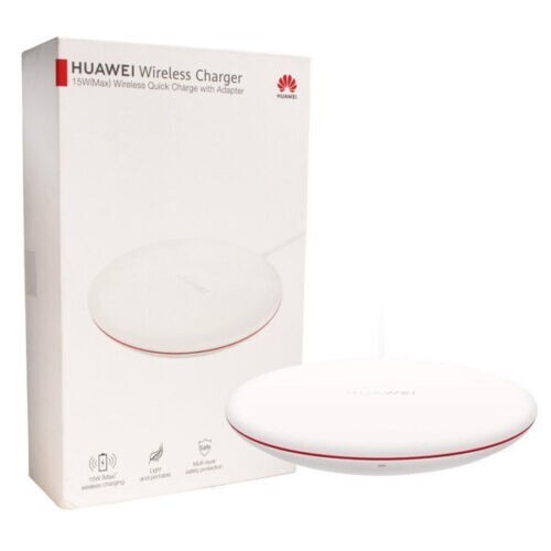 HUAWEI CP60 15W Quick Wireless Charger Pad Dock- White - BRAND NEW - Picture 1 of 2
