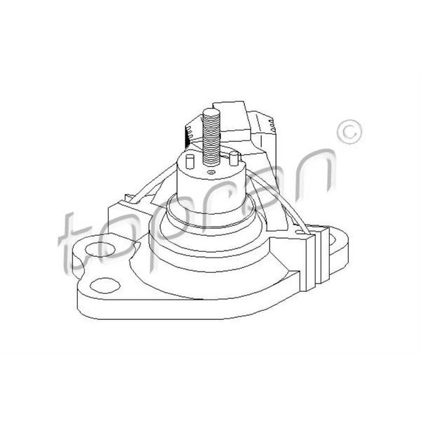Topran Lagerung Motor Rechts FüR Renault Kangoo KC0/1_ Clio II Bb_ Cb_-image