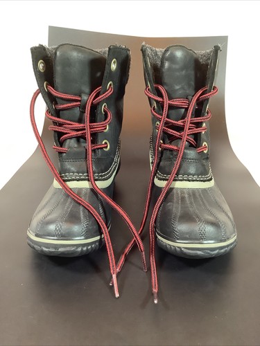 Sorel Women's Slimpack Lace II Boots Black , NL2348-010 Size 6 - Picture 9 of 11