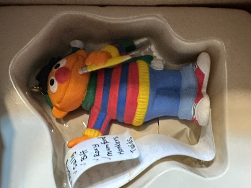 VTG Sesame Street Christmas Ornaments Jim Henson Grolier Lot Of 12 In Big Box - Picture 7 of 20
